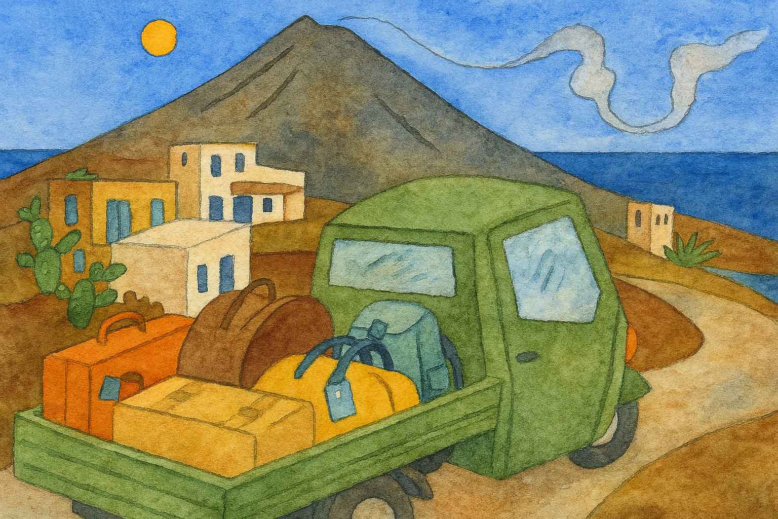 Trasporto bagagli in tutta l'isola